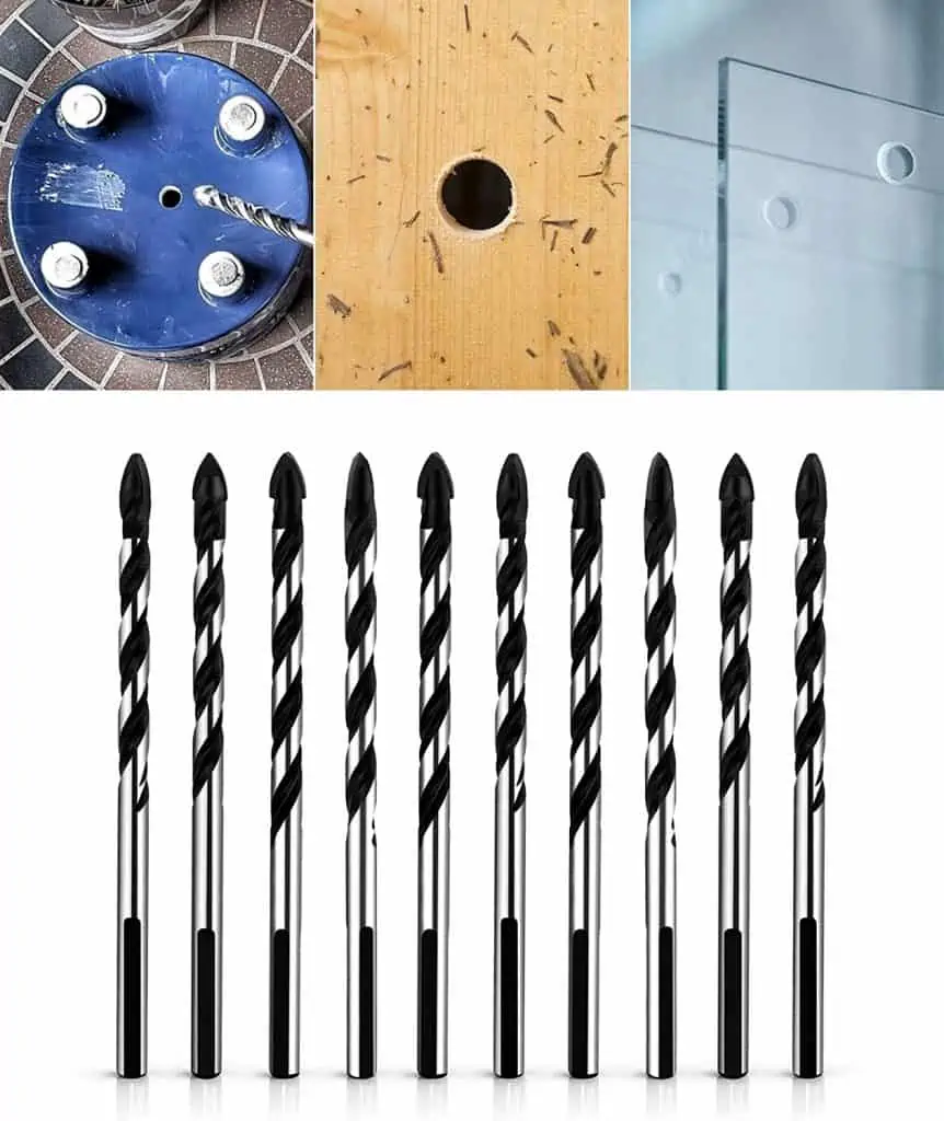 Best Drill Bits For Ceramic Tile Review DrillingAdvisor   QWORK Drill Bit Set Pic1 862x1024 